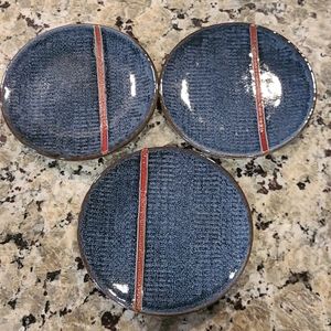 Levi Strauss & Co Target Dessert Appetizer Plate Set of 3 Retired